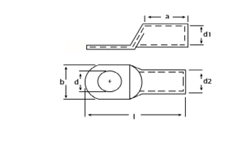 Кабельний наконечник мідний луджений Еко серія CCL-E 150mm2 M12 8029320580 фото