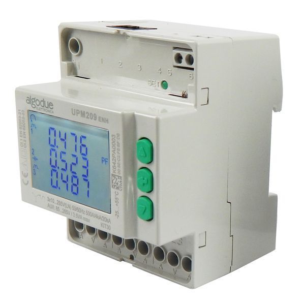 Модульный анализатор сети Algodue UPM209 ENH, 1/5А, ETHERNET(web server), 8mb, шт 1208.0004.0001 фото