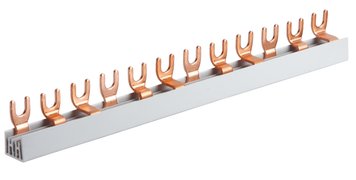 Гребінчаста шина живлення Pollmann FORK G-3L-210/10 Ci, 10мм2, 3 полюса, 12мод. 2213307 фото