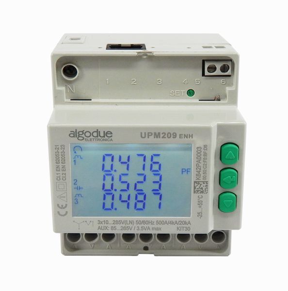 Модульный анализатор сети Algodue UPM209 ENH, 80А, ETHERNET(web server), 8mb, шт 1209.0004.0001 фото