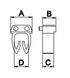 Маркировка UGK1 (40 шт) для провода 0,5-1,5мм "8" 8021360088 фото 3