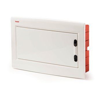 Шкаф пластиковый Famatel Nuova+ 18 модулей, встраиваемый, белая дверь, IP40 3719 фото