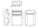 Шкаф под розетки Famatel AcquaCOMBI, 16 модулей, IP65 3952 фото 2